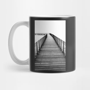 Boardwalk Black&White Photography Mug